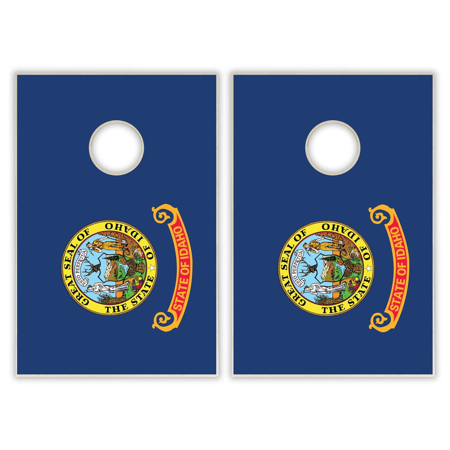 Idaho State Flag Tailgate Cornhole Set