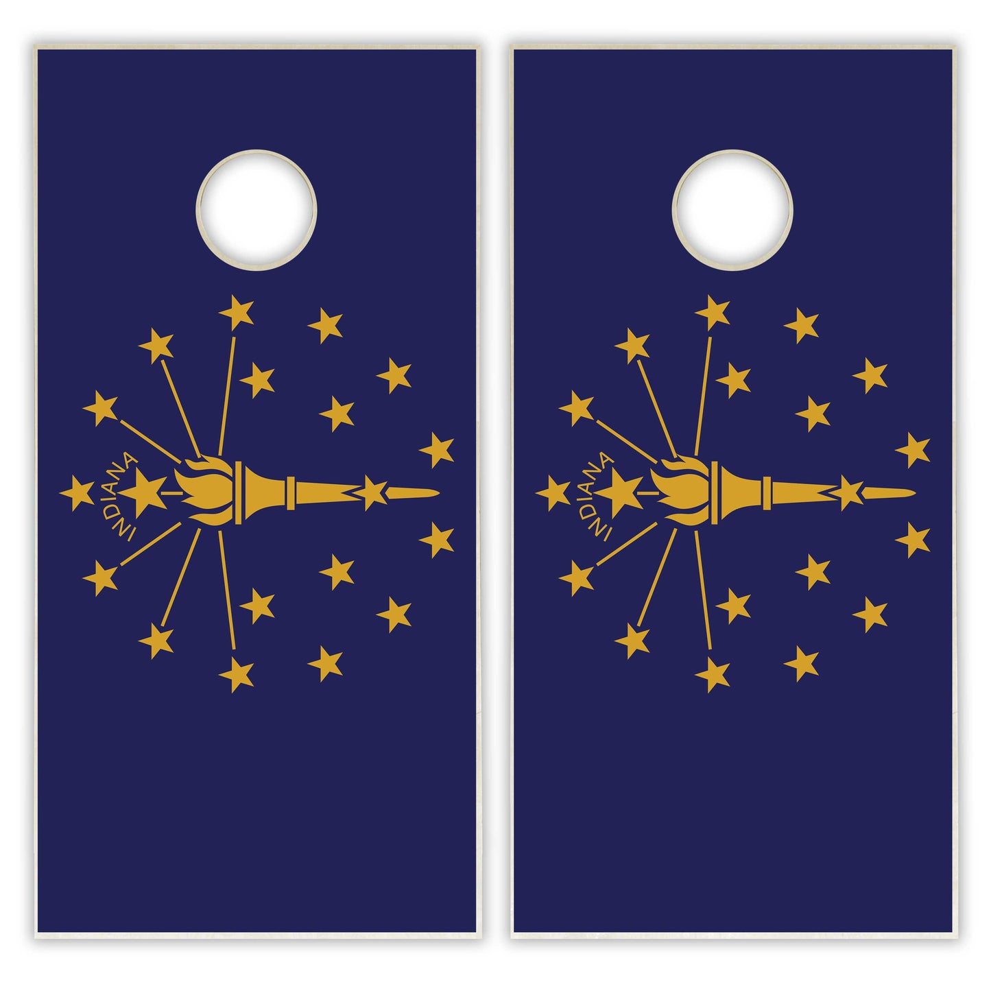Indiana State Flag Cornhole Set