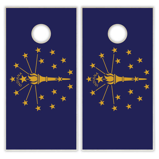 Indiana State Flag Cornhole Set