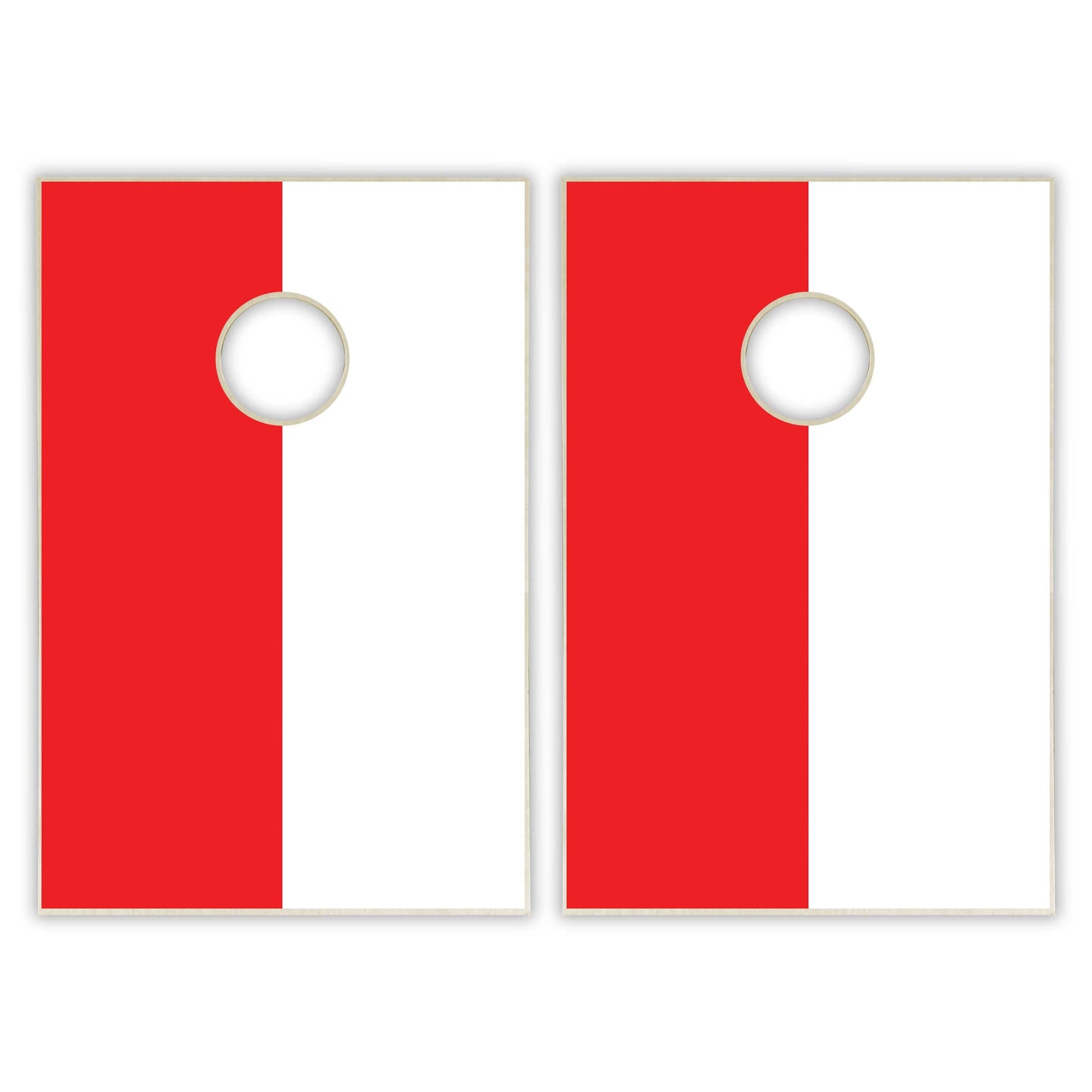 Indonesia Flag Tailgate Cornhole Set