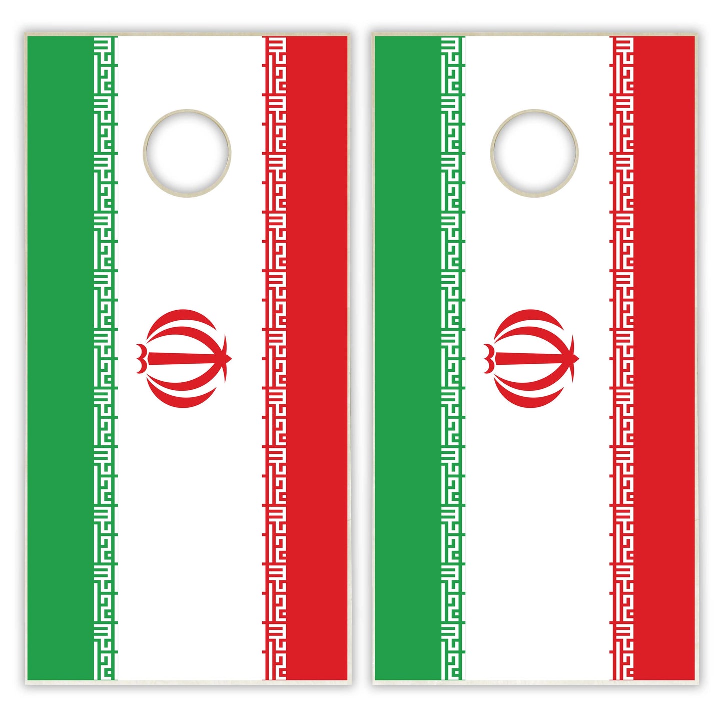 Iran Flag Cornhole Set
