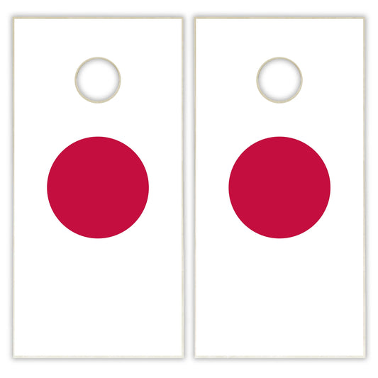 Japan Flag Cornhole Set