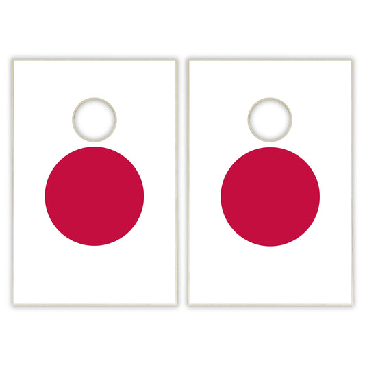 Japan Flag Tailgate Cornhole Set