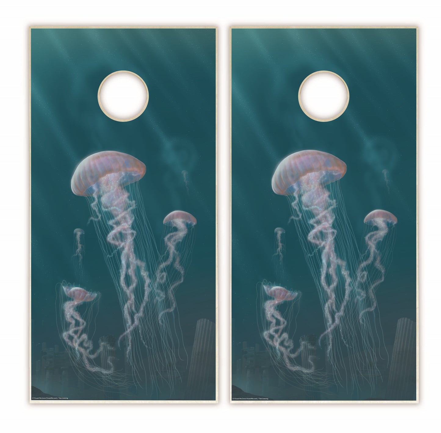 Jellyfish Cornhole Boards