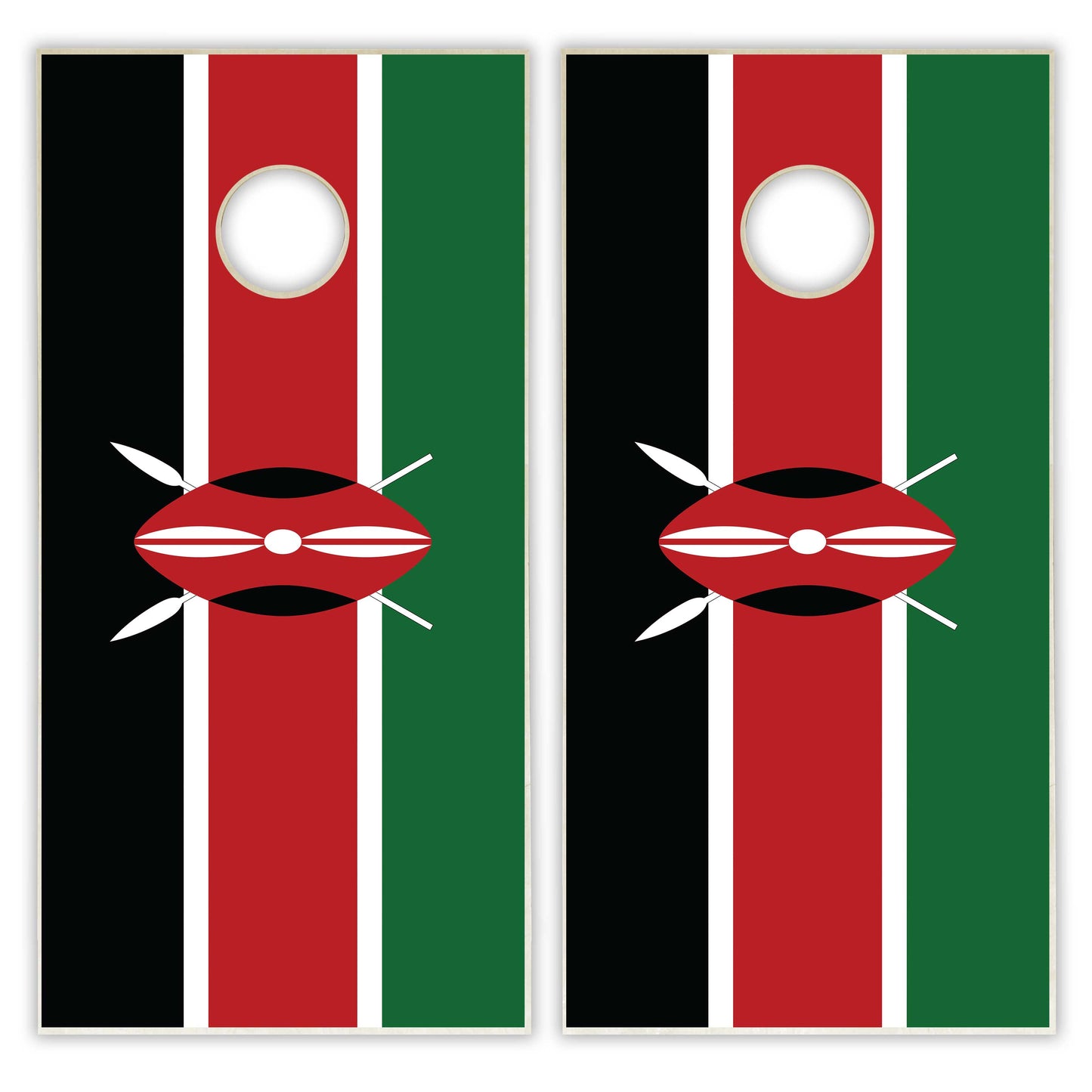 Kenya Flag Cornhole Set