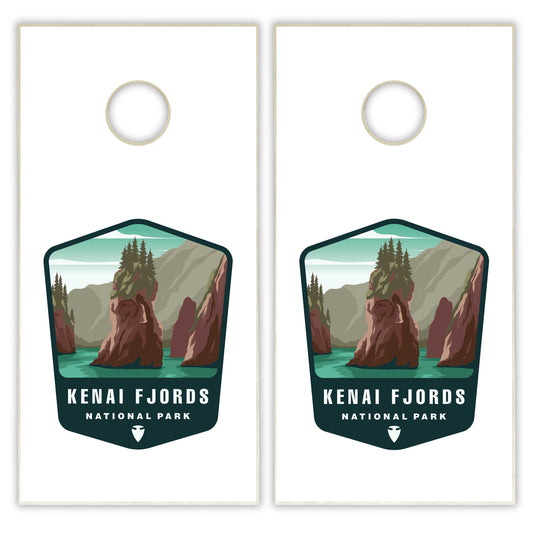 Kenai Fjords National Park Cornhole Boards