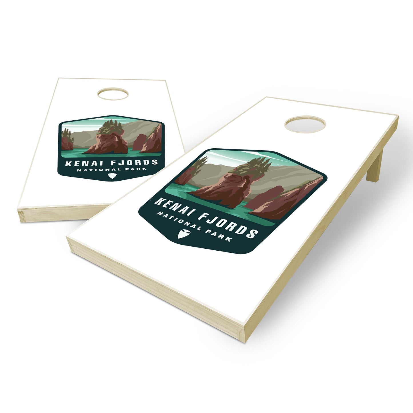Kenai Fjords National Park Cornhole Boards
