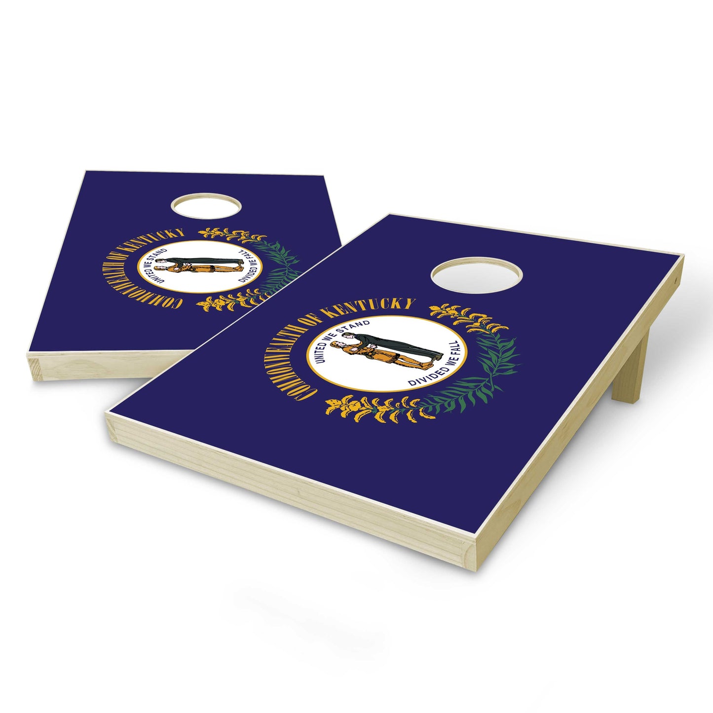 Kentucky State Flag Tailgate Cornhole Set