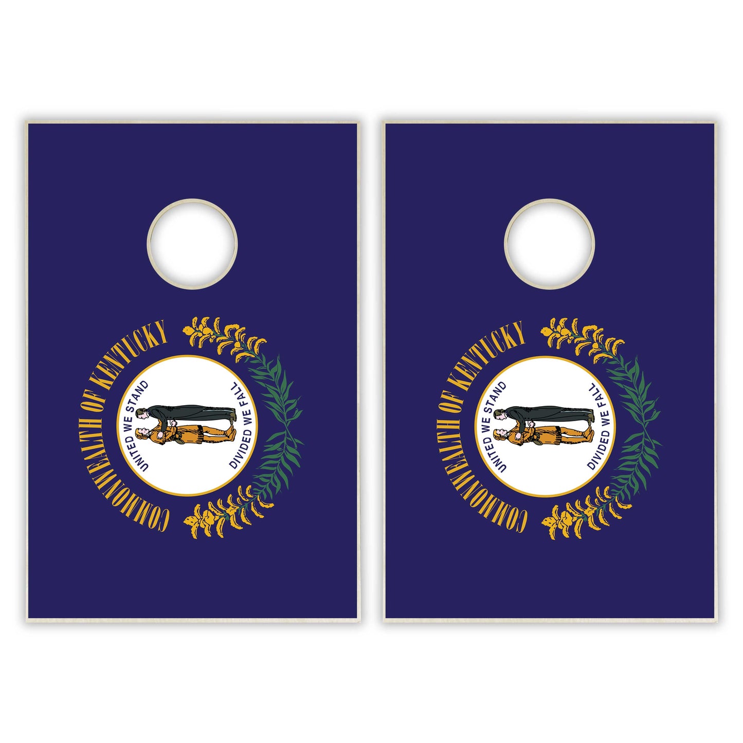 Kentucky State Flag Tailgate Cornhole Set