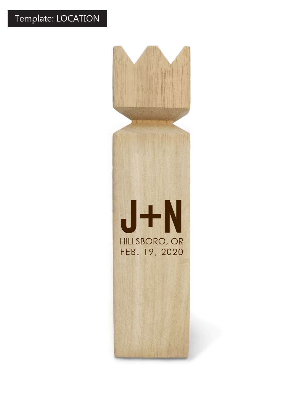 Customized Kubb Game Premium Set