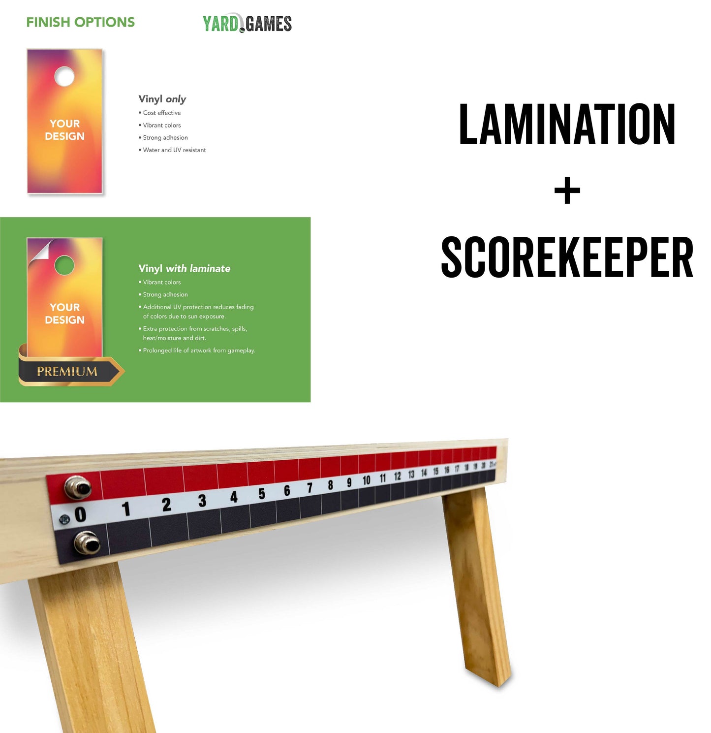 Liechtensteinn Flag Cornhole Set - Distressed Wood