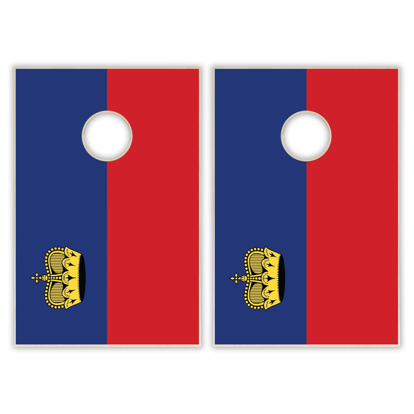 Lichtenstein Flag Tailgate Cornhole Set