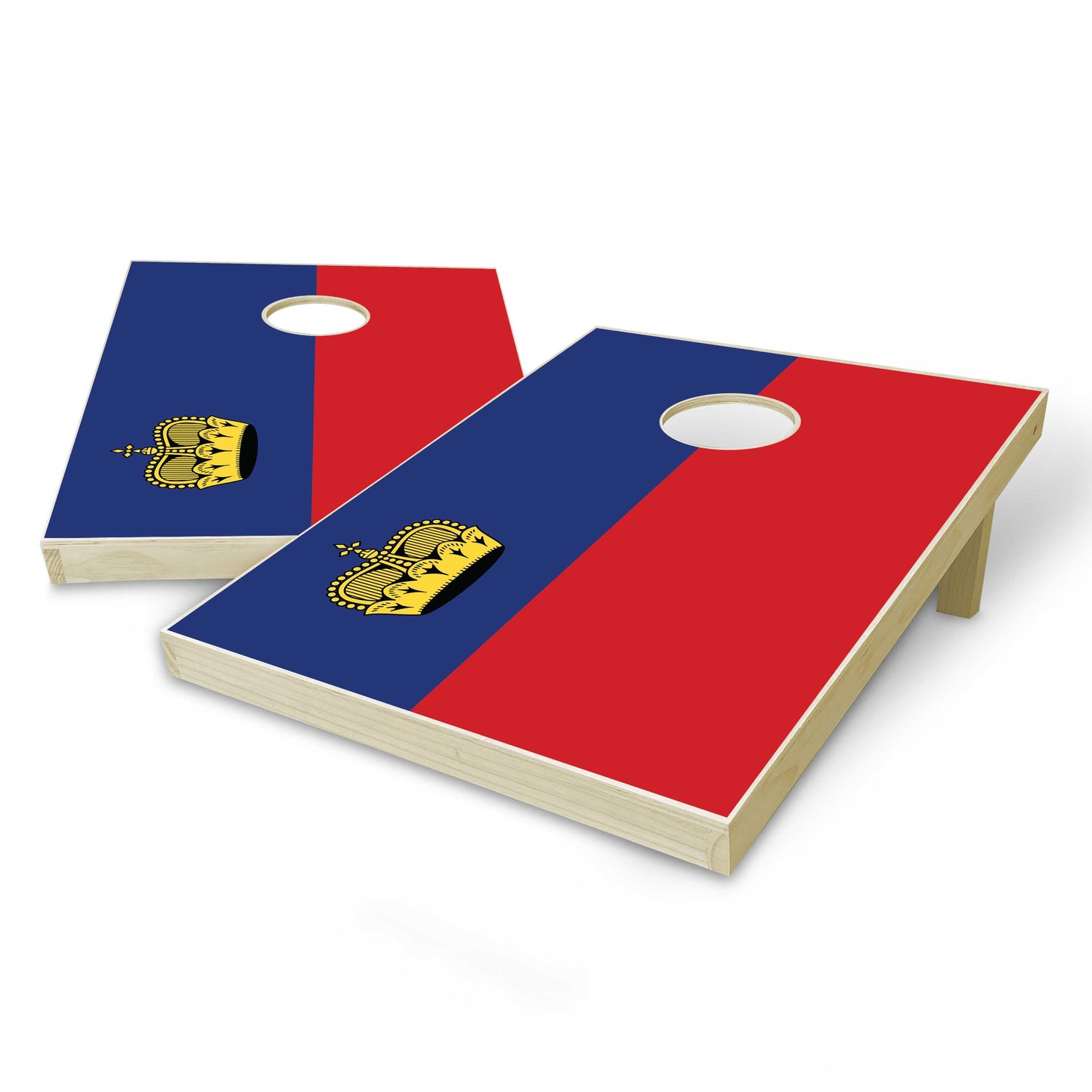 Lichtenstein Flag Tailgate Cornhole Set