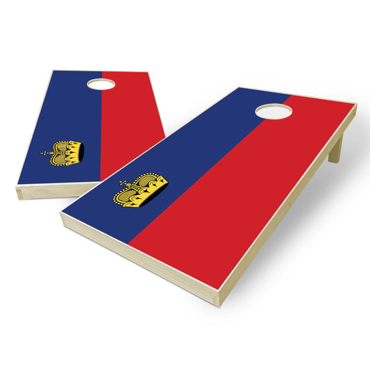 Liechtensteinn Flag Cornhole Set