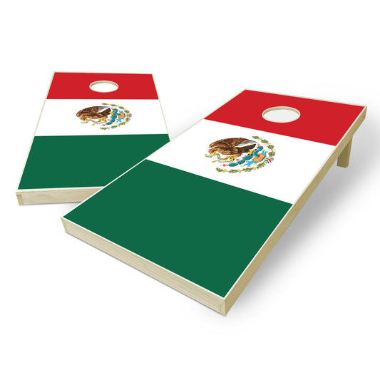Mexico Flag Cornhole Set