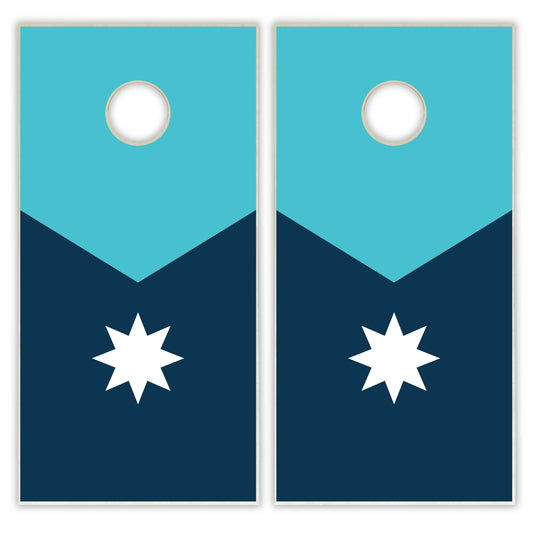 Minnesota State Flag Cornhole Set