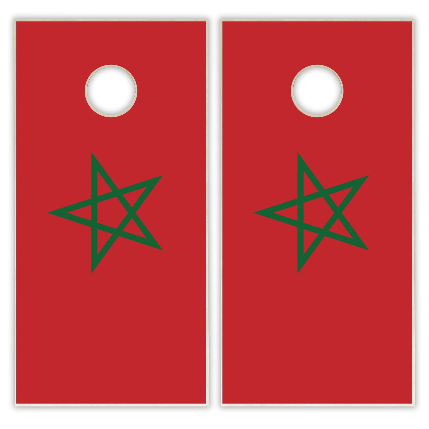 Morocco Flag Cornhole Set