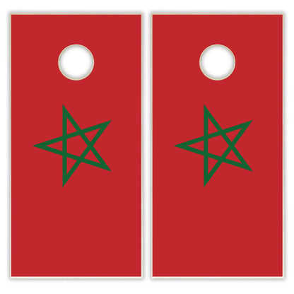 Morocco Flag Cornhole Set