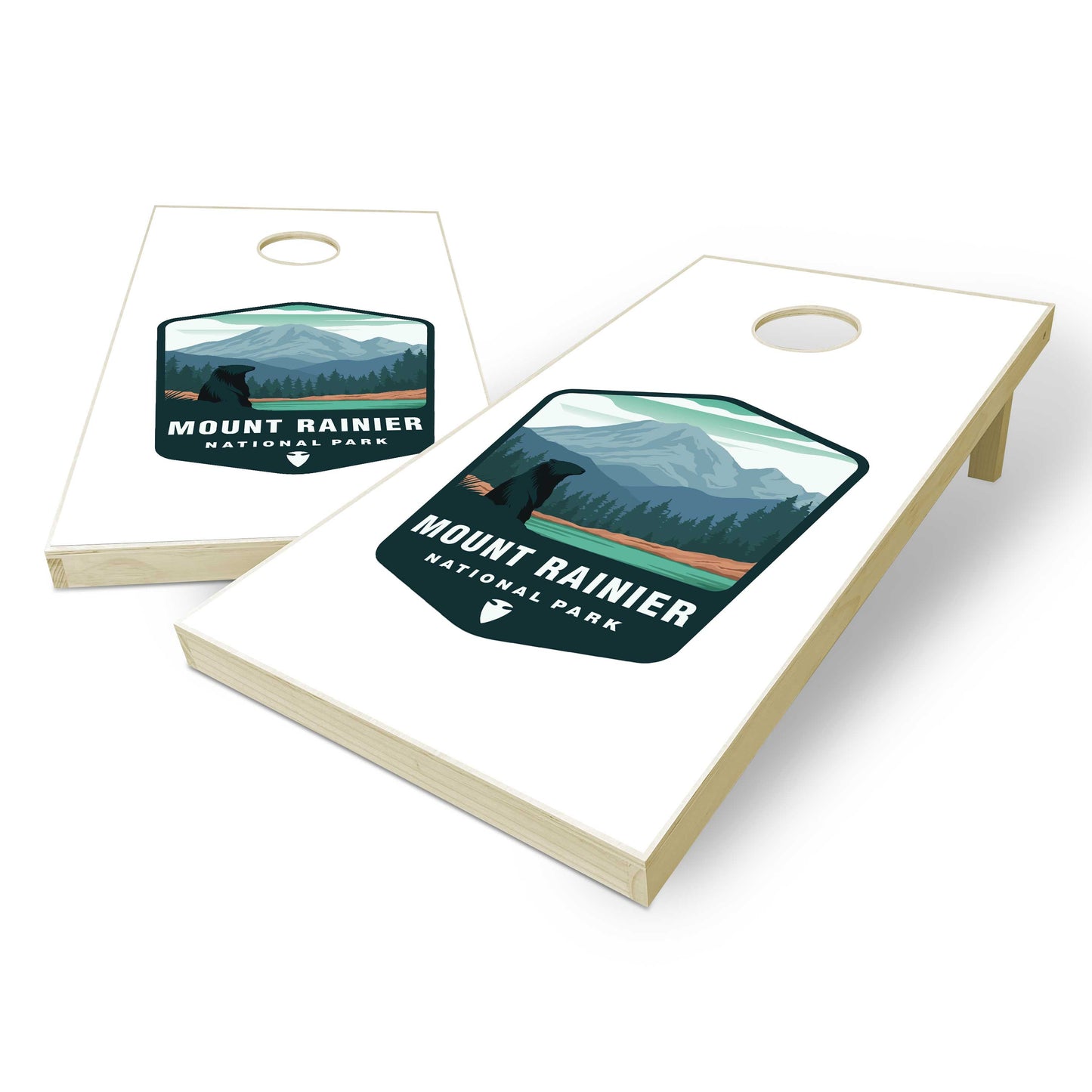 Mount Rainier National Park Cornhole Boards