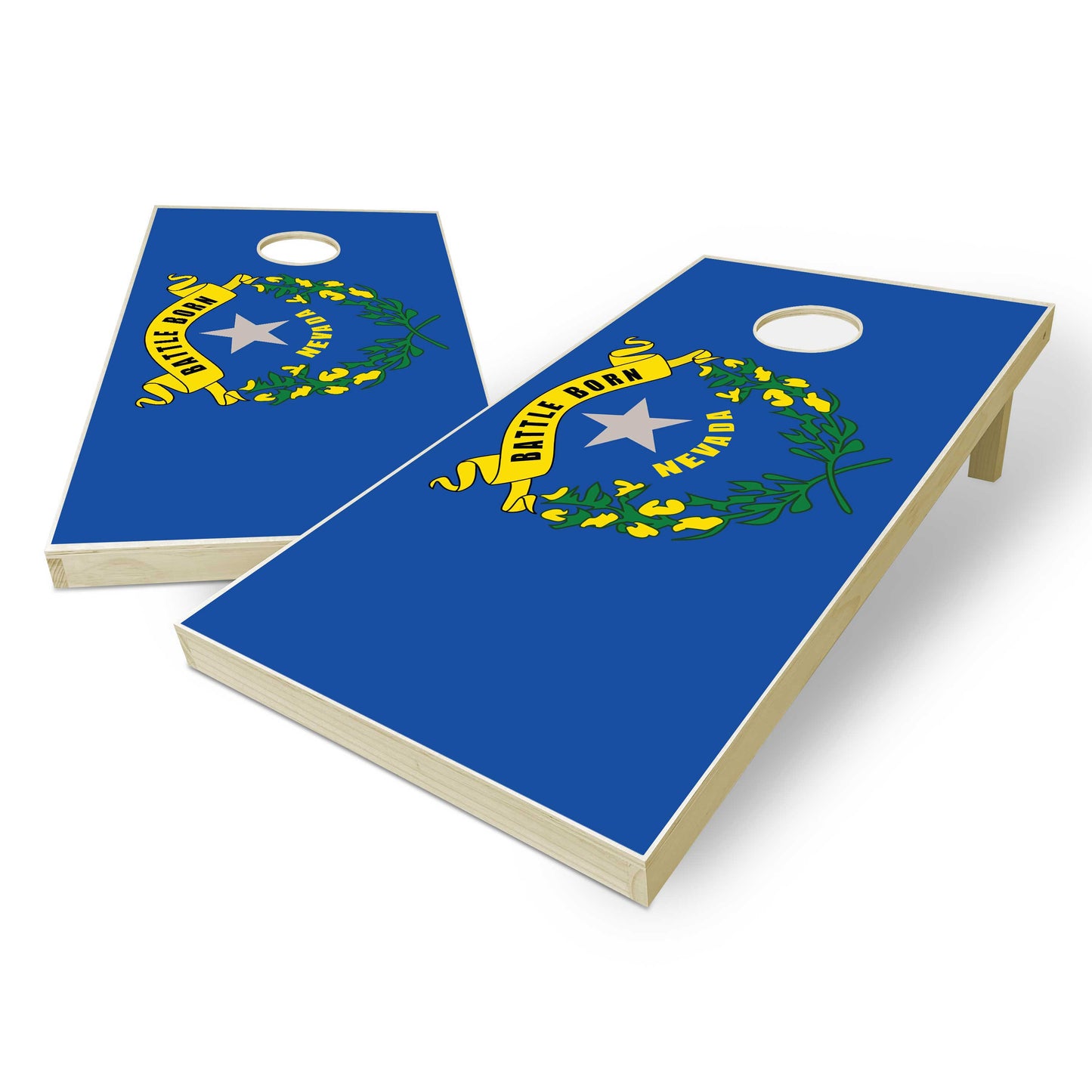 Nevada State Flag Cornhole Set