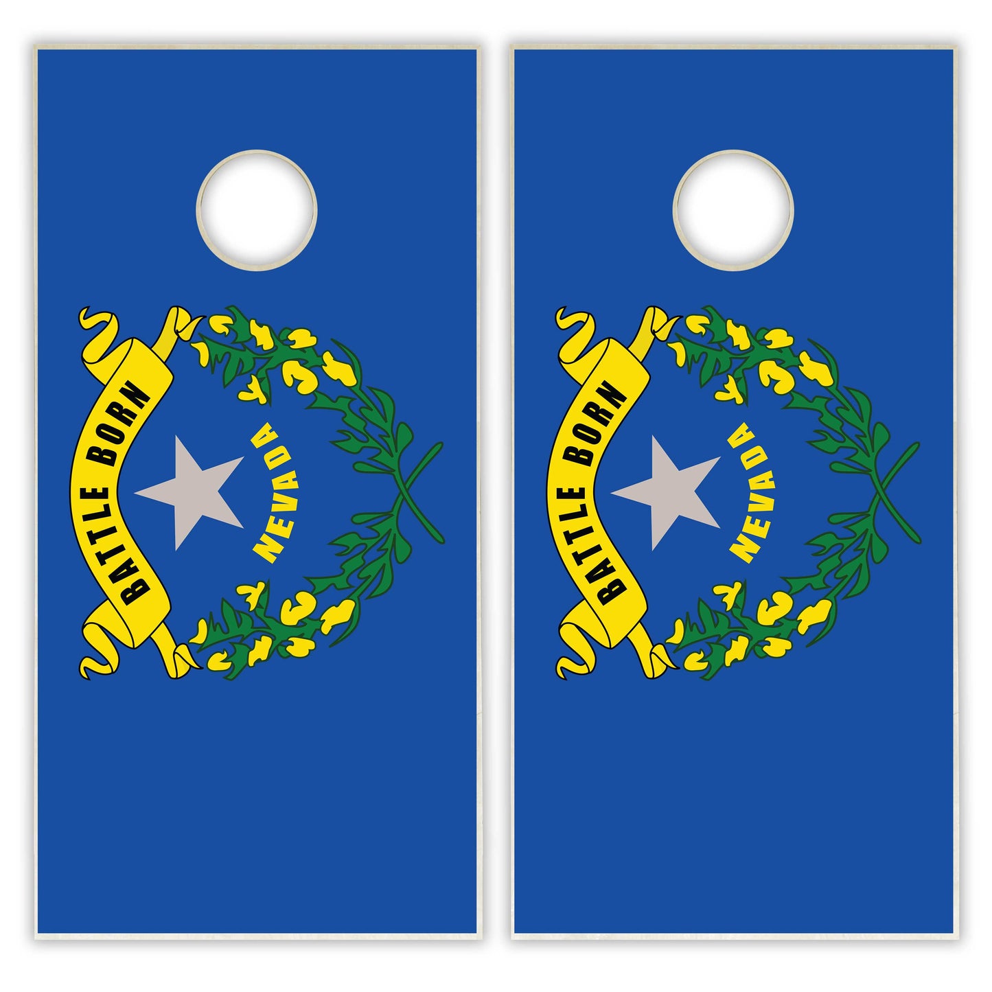 Nevada State Flag Cornhole Set