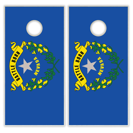 Nevada State Flag Cornhole Set