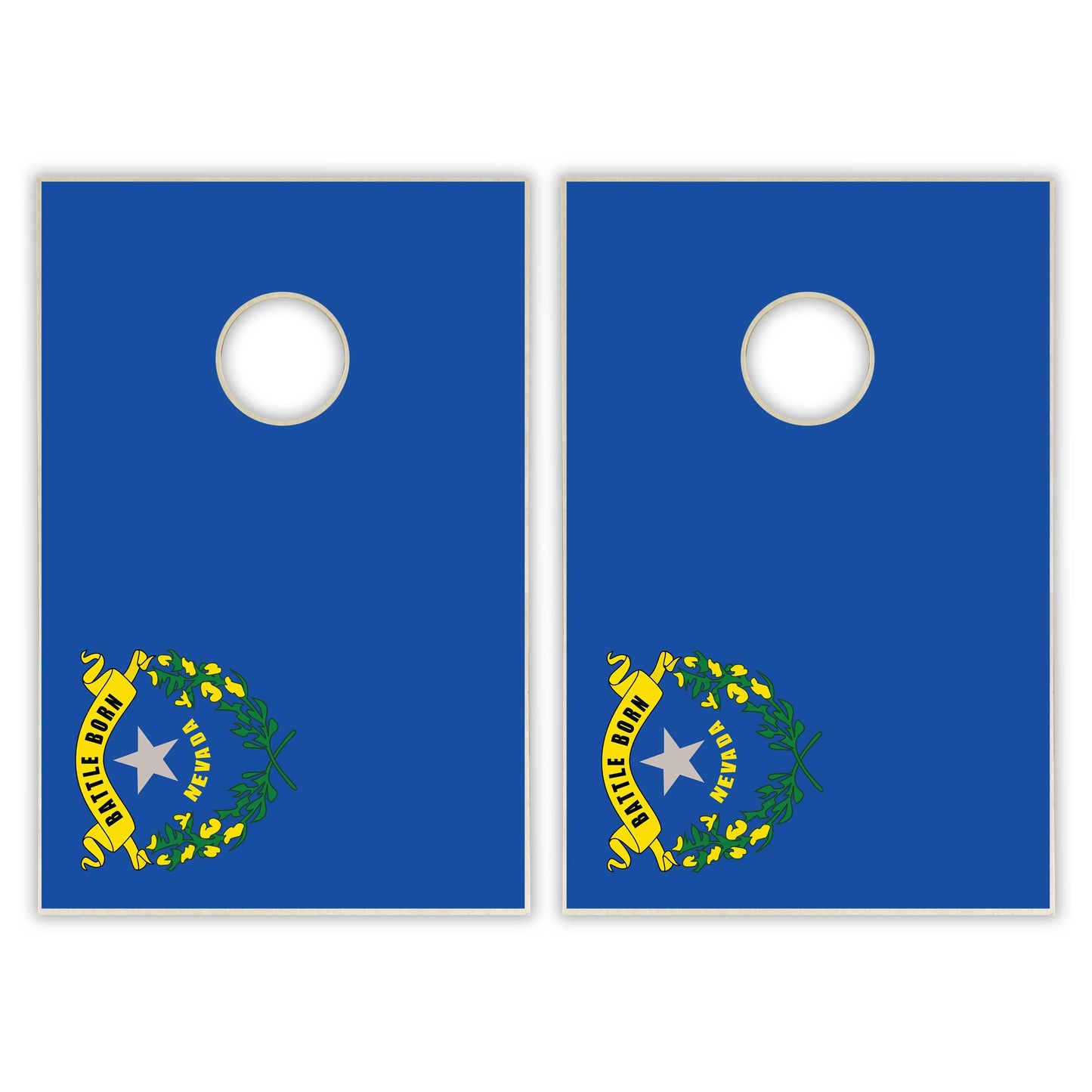 Nevada State Flag Tailgate Cornhole Set