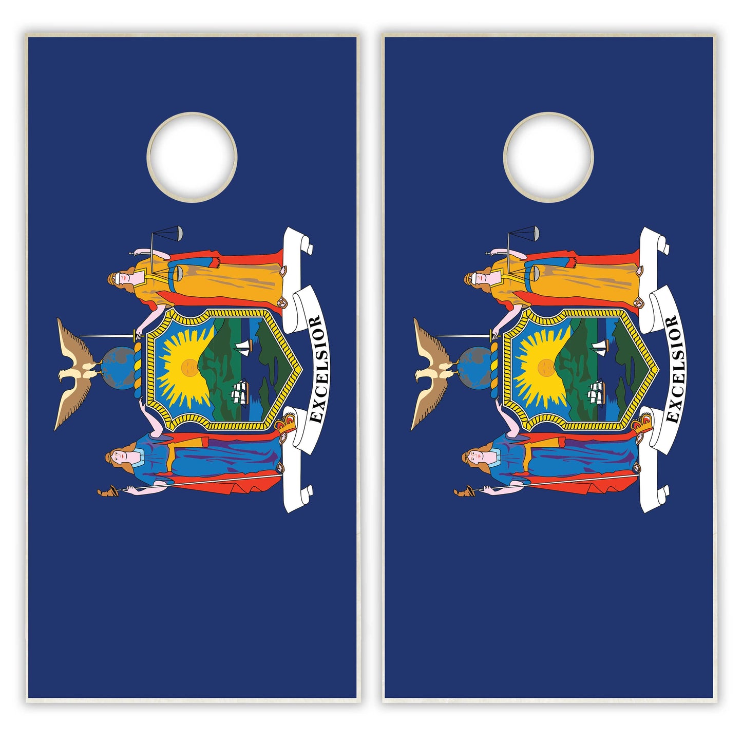 New York State Flag Cornhole Set