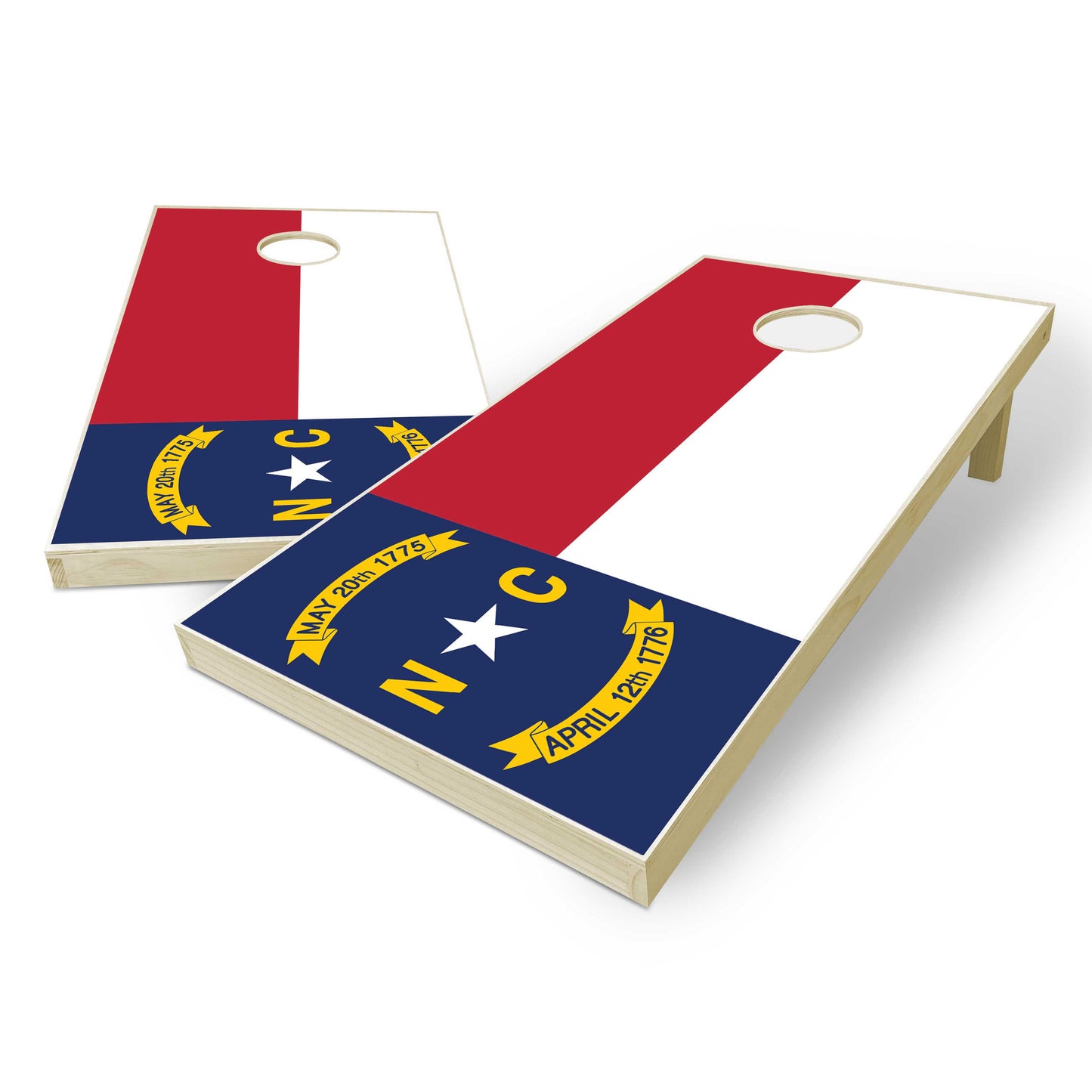 North Carolina State Flag Cornhole Set