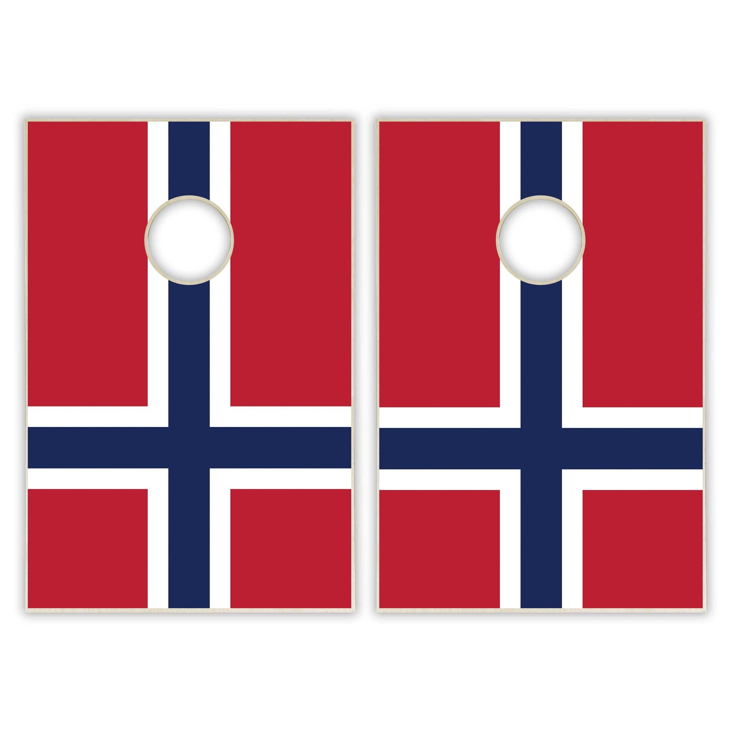 Norway Flag Tailgate Cornhole Set
