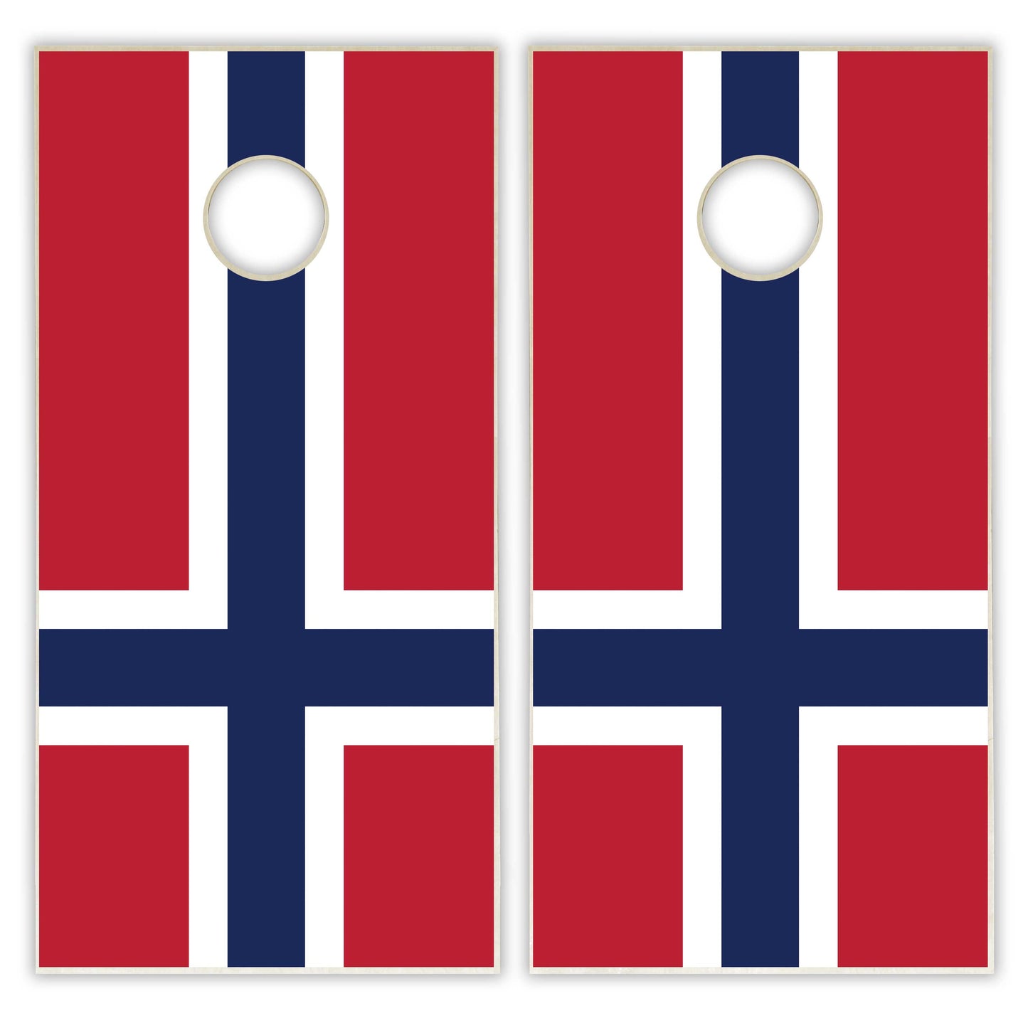 Norway Flag Cornhole Set