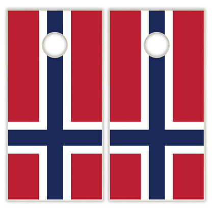 Norway Flag Cornhole Set