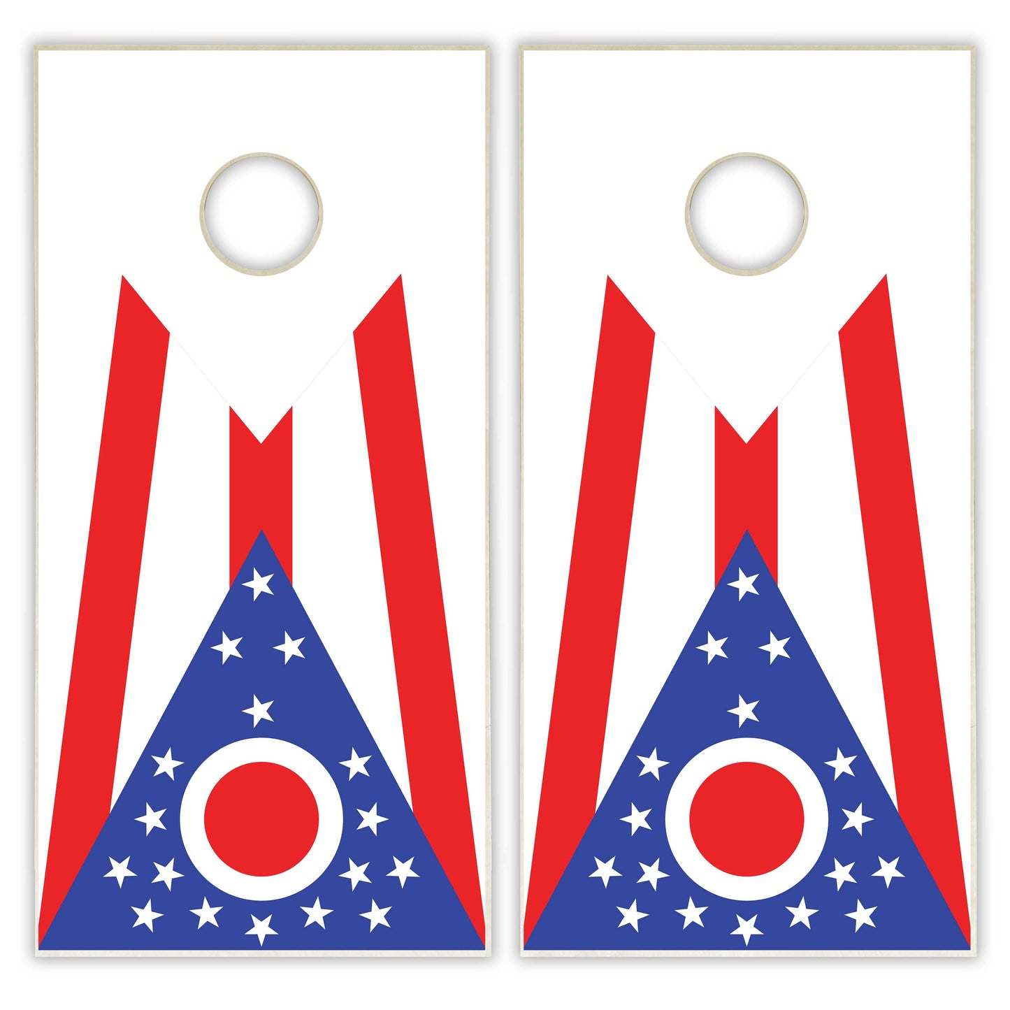 Ohio State Flag Cornhole Set