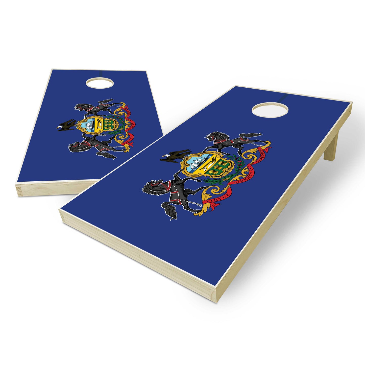 Pennsylvania State Flag Cornhole Set