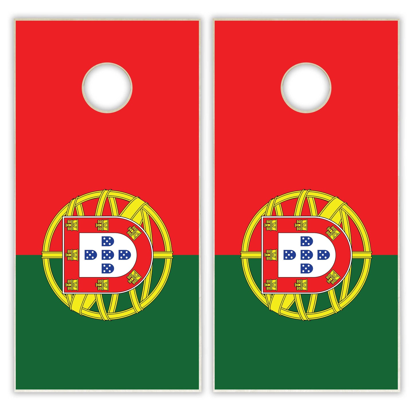 Portugal Flag Cornhole Set