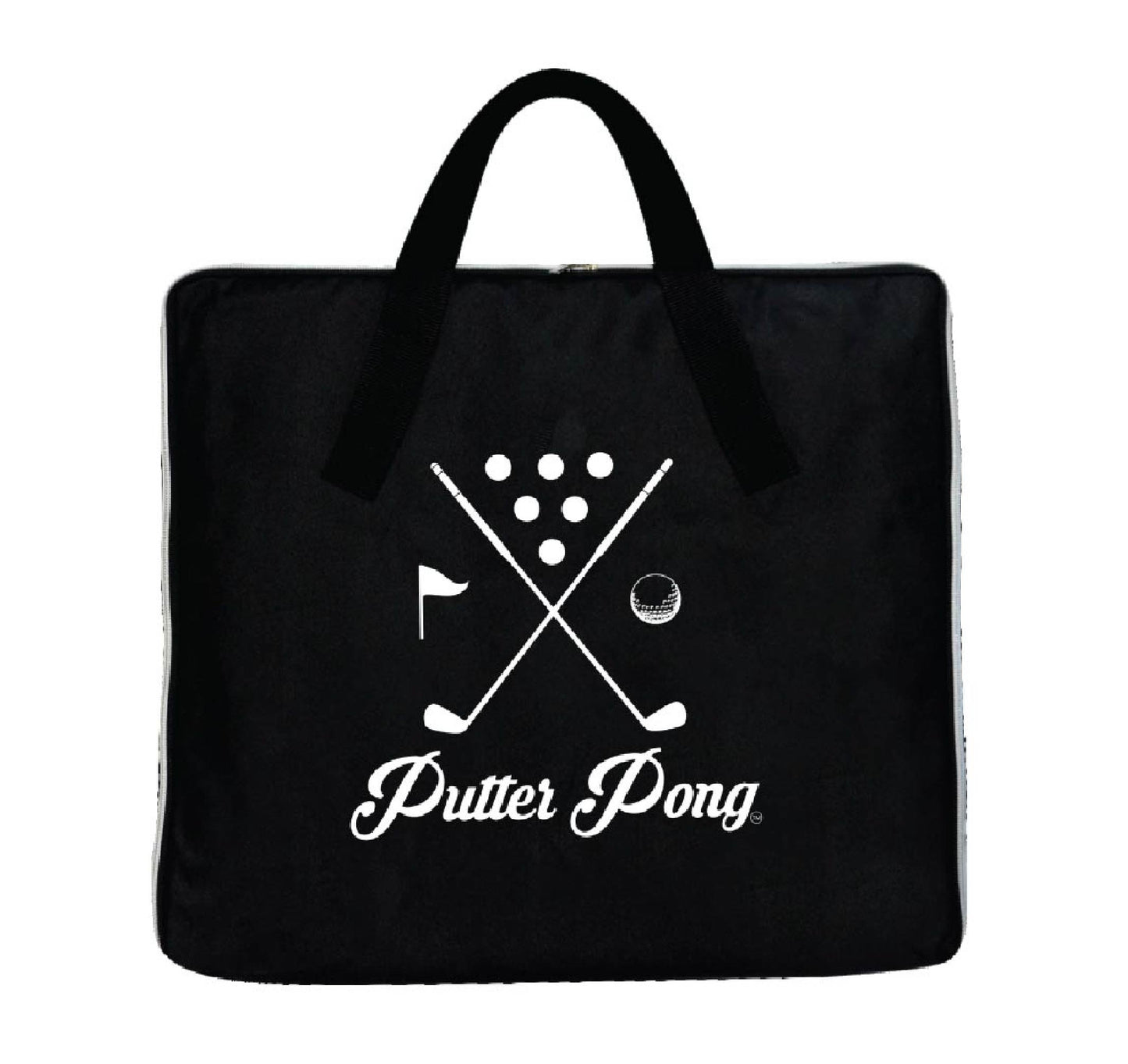 Putter Pong Putting Game with Putter and Golf Mat