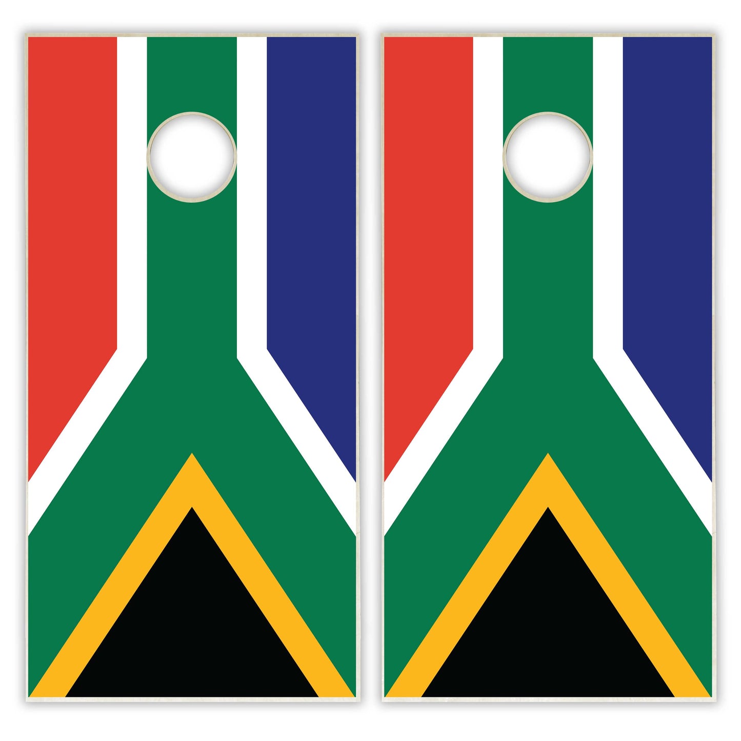 South Africa Flag Cornhole Set