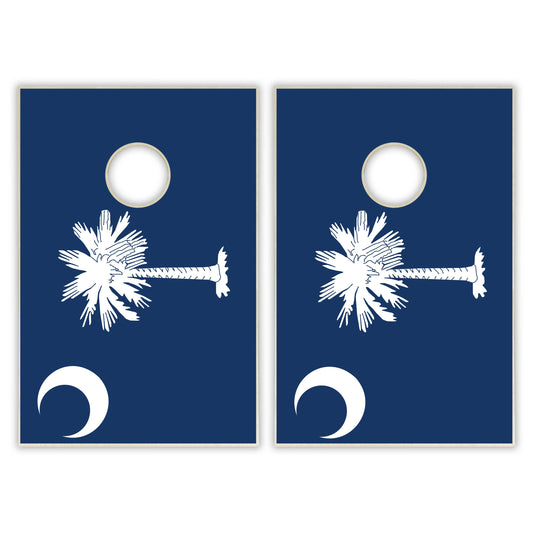 South Carolina State Flag Tailgate Cornhole Set