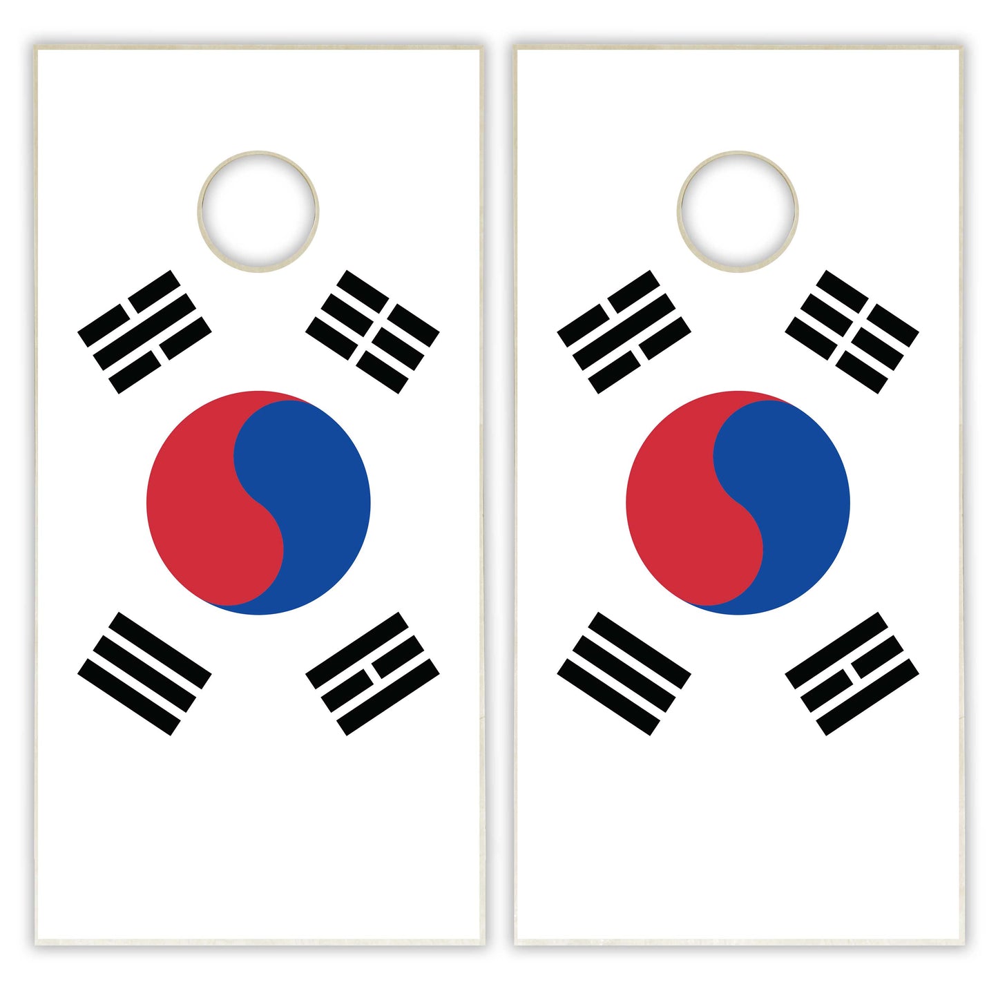 South Korea Flag Cornhole Set