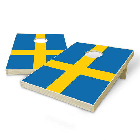 Sweden Flag Tailgate Cornhole Set