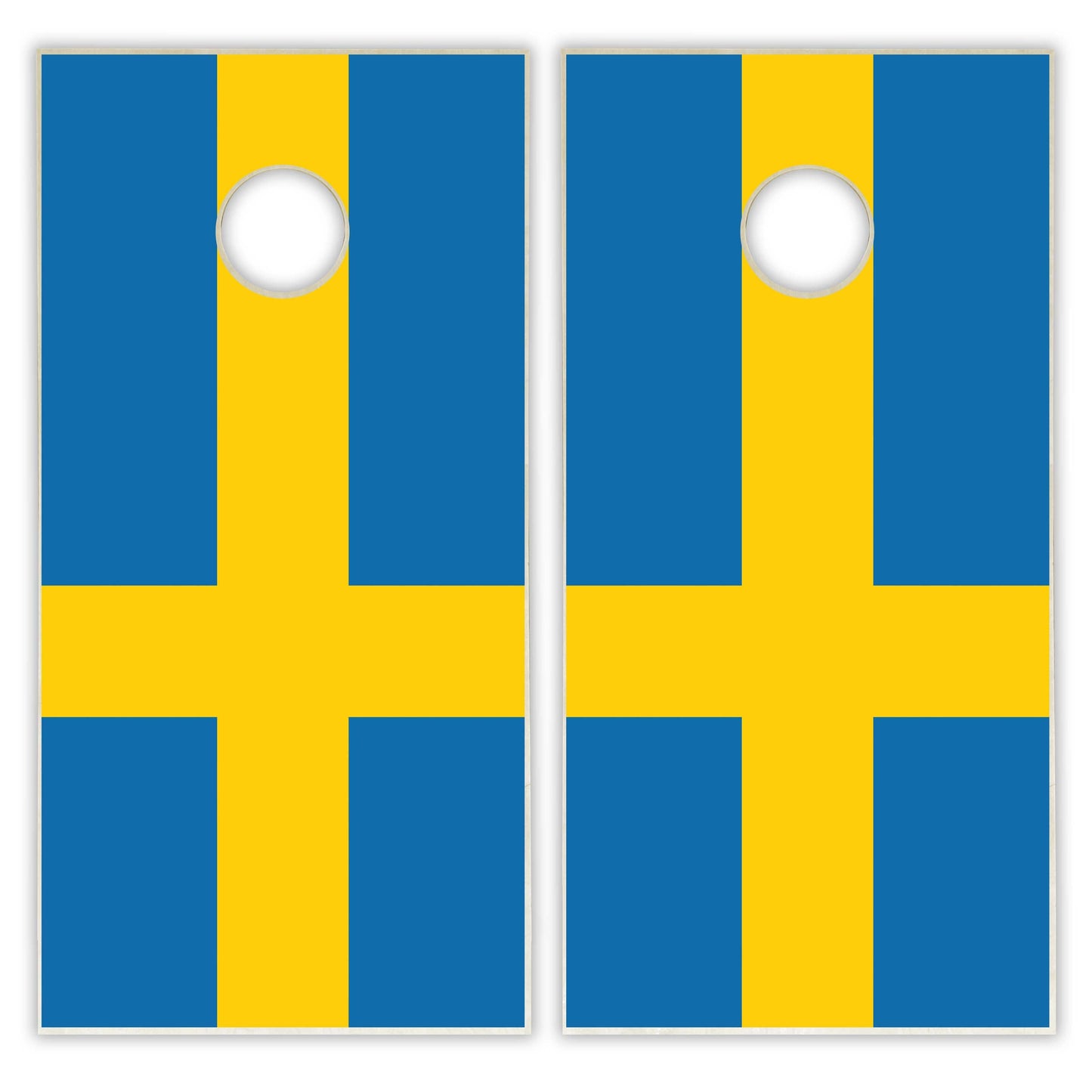 Sweden Flag Cornhole Set