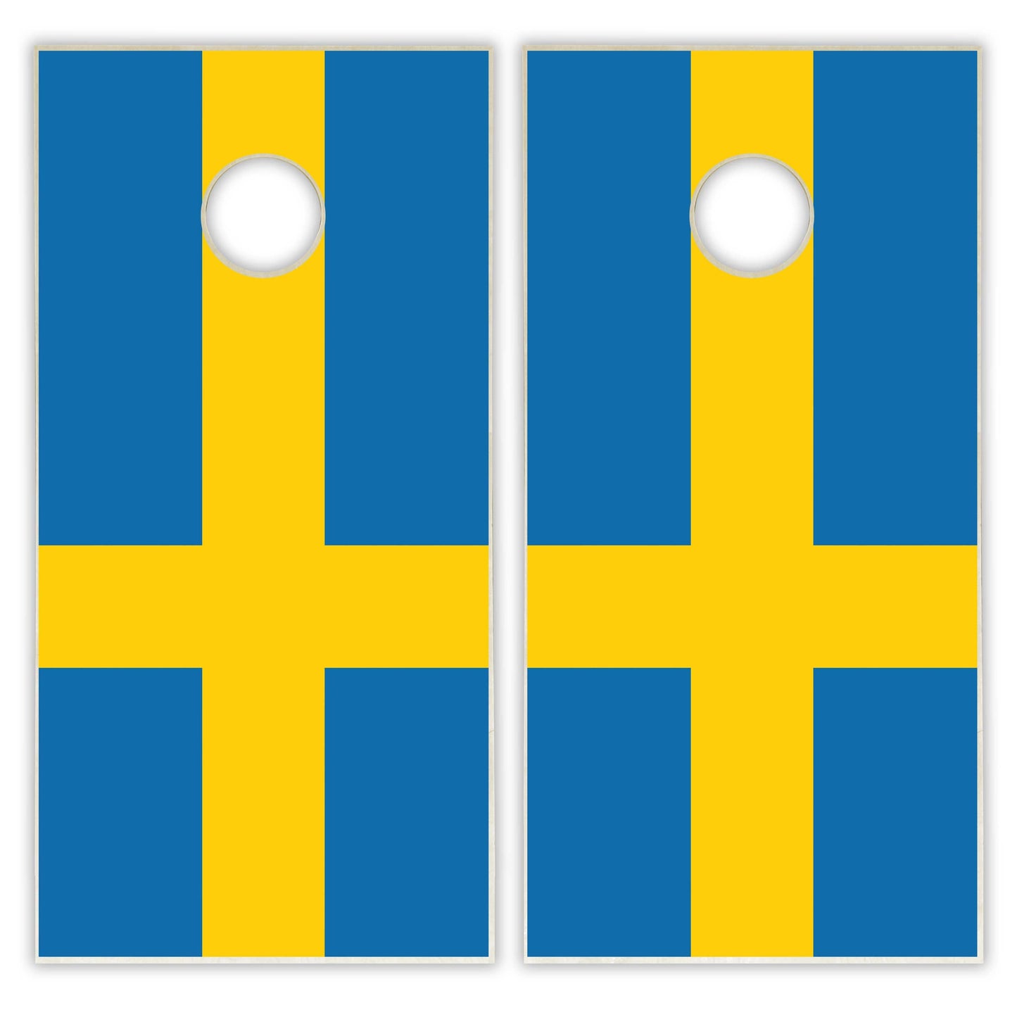Sweden Flag Cornhole Set