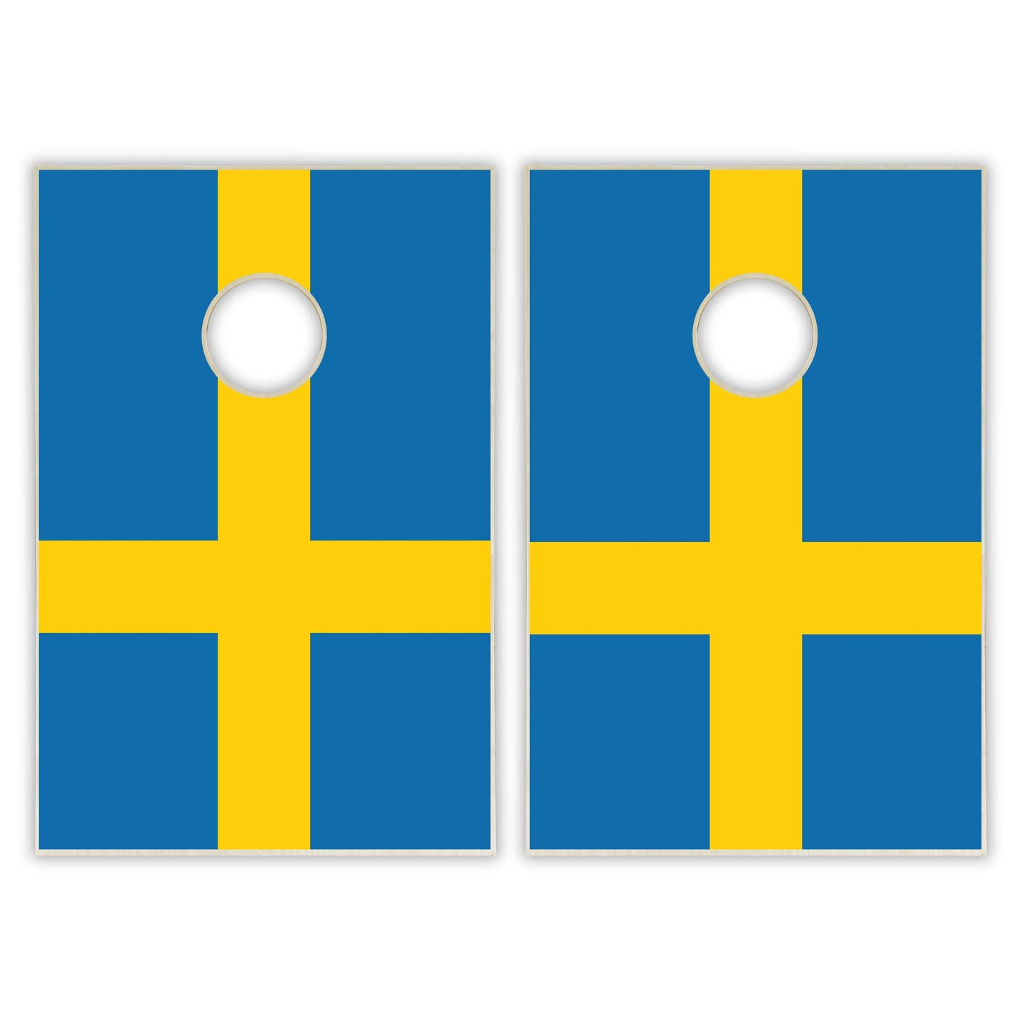 Sweden Flag Tailgate Cornhole Set