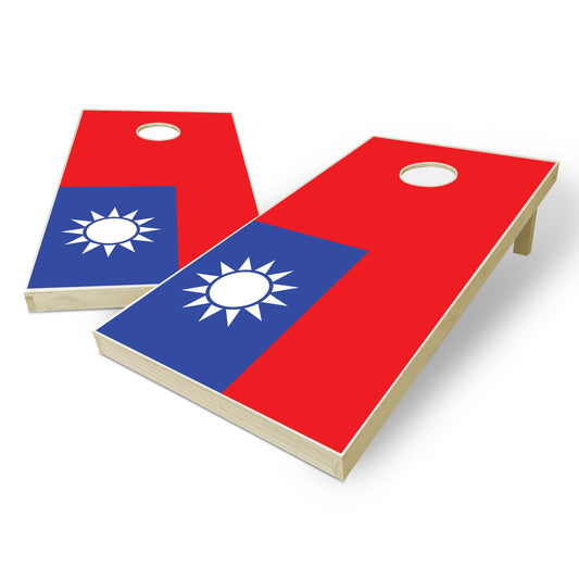Taiwan Flag Cornhole Set