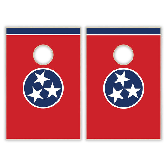 Tennessee State Flag Tailgate Cornhole Set