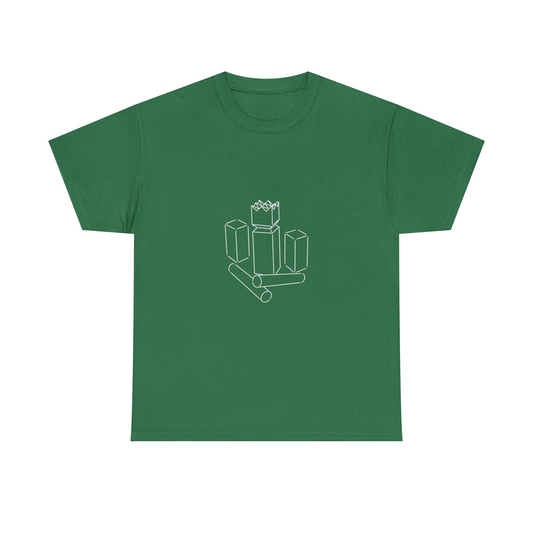 Kubb Yard Game T Shirt Unisex Heavy Cotton Backyard Game T-Shirt
