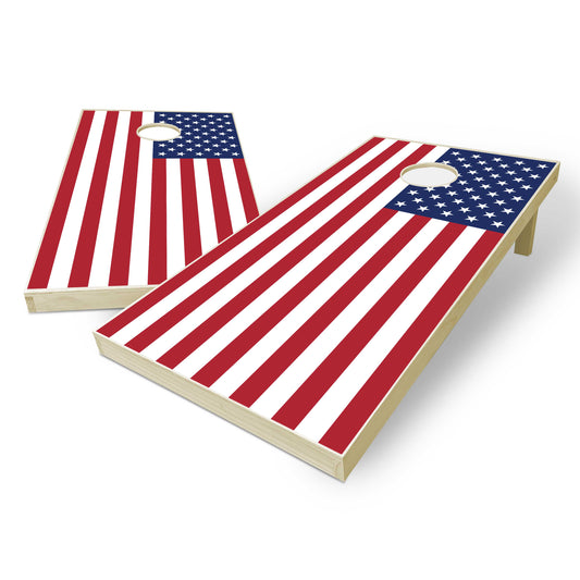 United States Flag Cornhole Set