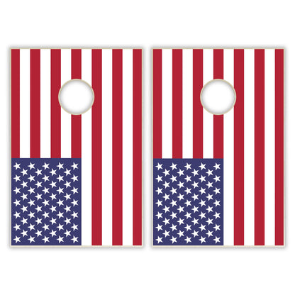 American Flag Tailgate Cornhole Set