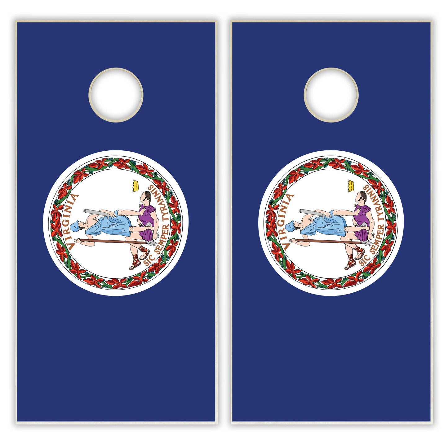 Virginia State Flag Cornhole Set