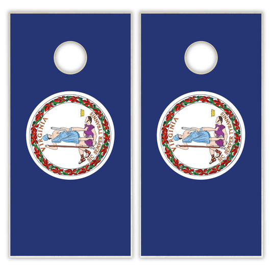Virginia State Flag Cornhole Set